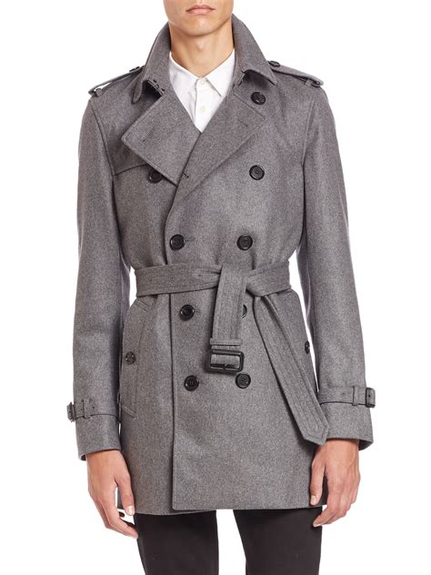 grey burberry trench mens|burberry kensington trench coat men's.